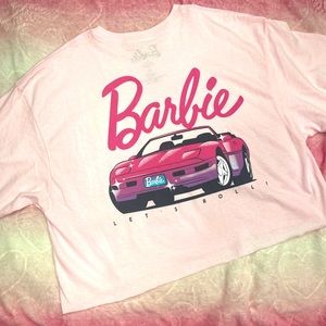 Pink Barbie Oversized Tee